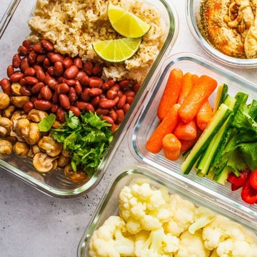 Контейнер для хранения продуктов из термостойкого стекла с крышкой, 3 шт.