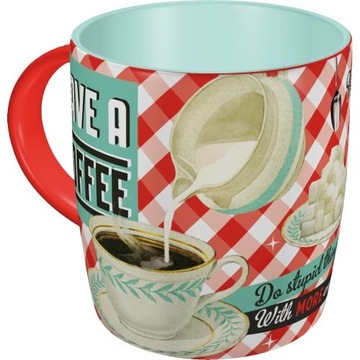 Retro Kubek Ceramiczny Have A Coffee 340 ml