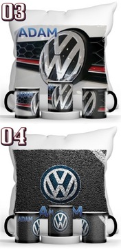 VOLKSWAGEN MAGIC КРУЖКА + ПОДУШКА + НАБОР ИМЕНИ