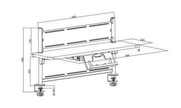 Удлинитель стола Spacetronik SPB-116T