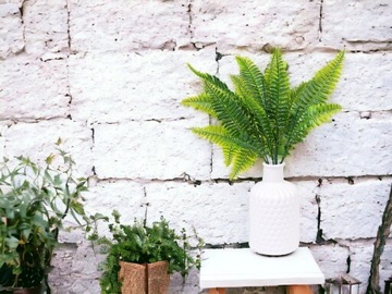 ИСКУССТВЕННЫЙ ПАПОРОТНИК ДЕКОРАТИВНАЯ ВЕТКА 38СМ ФЛОРИСТИЧЕСКОЕ ДОПОЛНЕНИЕ УКРАШЕНИЕ БУКЕТА