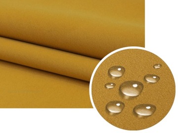 TKANINY MATT VELVET 48 CIEMNY ŻÓŁTY PLUSZ MATERIAŁ MEBLOWY PLAMOODPORNY LUX