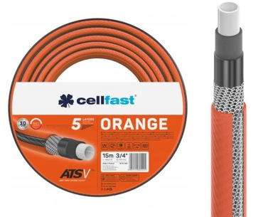 CELLFAST САДОВЫЙ ШЛАНГ ОРАНЖЕВЫЙ ATSV 3/4