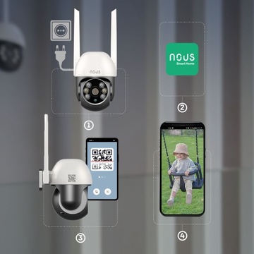 НАРУЖНАЯ КОММУТАЦИОННАЯ IP WIFI КАМЕРА Full HD 3 Мп W6