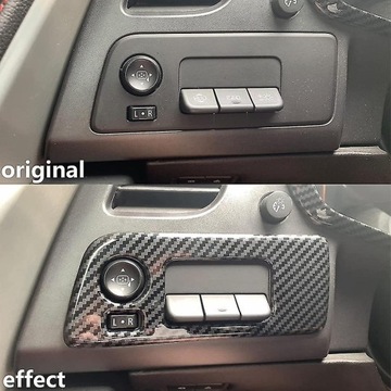 KRYT PŘEPÍNAČE SVĚTEL DO CORVETTE C7 2014-2019 ZAKONČENÉ UHLÍKOVÉ