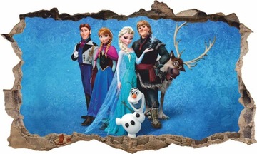 Naklejka Plakat KRAINA LODU / FROZEN 3D XXL Nr 8