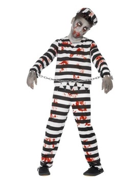 Strój Zombie Kostium Więźnia na Halloween 158