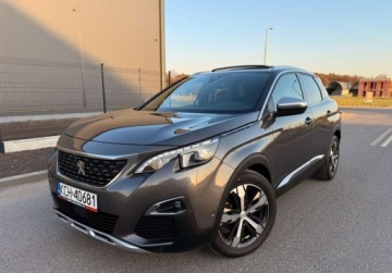 Peugeot 3008 II Crossover 1.6 THP 180KM 2019 Peugeot 3008 GT LINE 1.6PT 180ps AutoMat DachPanorama FullLed Bezwypadkowy