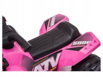 Аккумулятор Quad 1 Motor 6V 45W Музыка MP3 USB Розовый