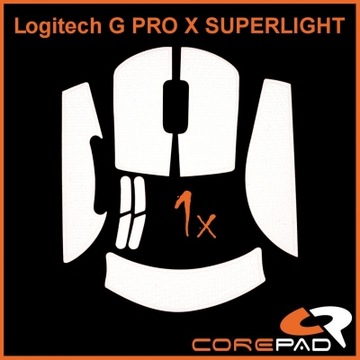 Grip Corepad Logitech G PRO X SUPERLIGHT White