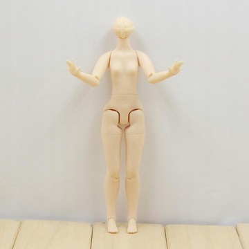 Гибкие 20-суставные телесные руки и лицевая панель телесного цвета