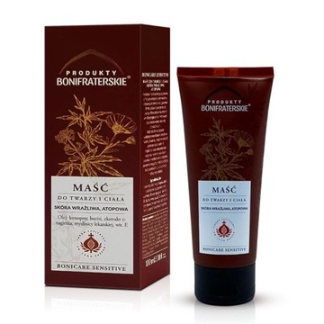 BONICARE SENSITIVE maść do twarzy i ciała 100ml