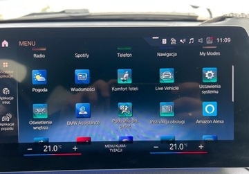 BMW X1 U11 Crossover 1.5 18i 136KM 2022 BMW X1 1.5 benzyna 136 km Led Nawigacja Kamera Sensor 1.5 Benzyna 136KM, zdjęcie 27