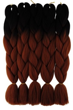 СИНТЕТИЧЕСКИЕ ВОЛОСЫ ЦВЕТНЫЕ ОМБРЕ БРИДЖИ 2-37