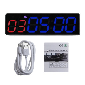 Mini Portable Gym Workout Timer interwałometr akum