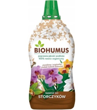 BIOHUMUS NAWÓZ DO KWIATÓW ROŚLIN STORCZYKÓW 0,5 L