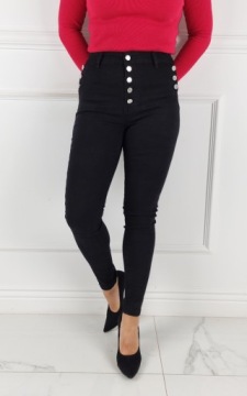 МОЛОДЕЖНЫЕ ДЖИНСОВЫЕ БРЮКИ С ПУГОВИЦАМИ