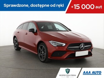 Mercedes CLA C118/X118 Shooting Brake Plug-In 1.3 250e 218KM 2021 Mercedes CLA 250e, Serwis ASO, Automat, Skóra