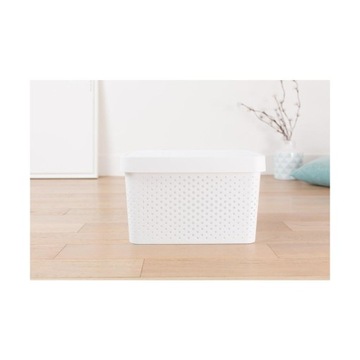 Контейнер из -за белой крышки 6x27x22см 17L 17L