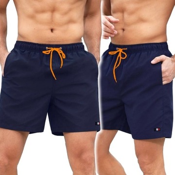 krótkie SPODENKI KĄPIELÓWKI Męskie SPORTOWE kieszenie szorty kąpielowe, 5XL