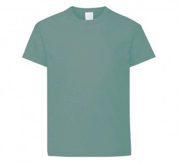 KOSZULKA DZIECIĘCA T-SHIRT BLUZKA BLADO NIEBIESKA 7 LAT 122 CM MODEL:K102