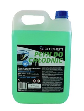 Płyn do chłodnic Prochem -35°C 5 L ZIELONY