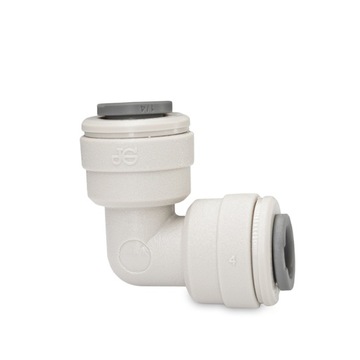 ZŁĄCZKA KOLANKO 1/4 PF DO WĘŻYKA WODY 6.35 mm