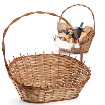 KOSZYK PREZENTOWY WIKLINOWY KOSZ DUŻY