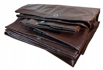 Брезент 6х8м ТОЛЩИНА 210г/м2 Морозостойкий брезент с УФ-защитой