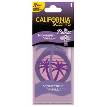 CALIFORNIA CAR SCENTS ZAPACH MONTEREY VANILLA