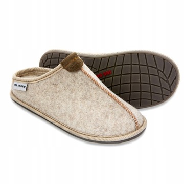 Kapcie Ireshoes Pantofle Damskie z Naturalnego Filcu Klapki Premium