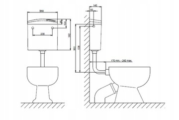 Смыв в унитазе, бак для воды OPAL LUX + ПОЛНЫЙ КОМПЛЕКТ КЛАПАНОВ
