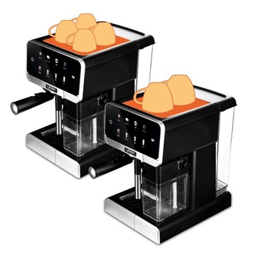 Кофемашина под давлением Yoer +LED 20бар 1350Вт Автомат +ТЕРМОБЛОК