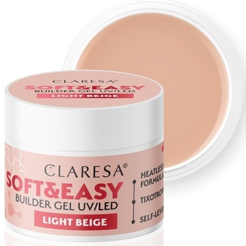 ГЕЛЬ ДЛЯ НАРАЩИВАНИЯ НОГТЕЙ CLARESA 45G СМЕШАННЫЙ ЦВЕТОВОЙ ВАРИАНТ