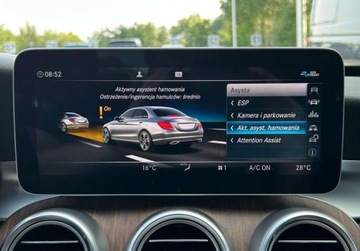 Mercedes Klasa C W205 Kabriolet Facelifting 1.5 200 184KM 2019 Mercedes-Benz Klasa C Kamera 360, Podgrzewane fotele, Tempomat, Salon PL,, zdjęcie 33