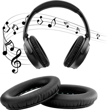 NAUSZNIKI PADY GĄBKI PODUSZKI DO BOSE QC45 QC35 I II QC25 QC15 QC2 AE2 TESA