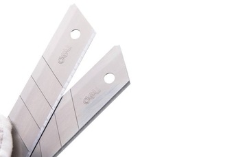 НАБОР ЗАПАСНЫХ ЛЕЗВИЙ ДЛЯ НОЖЕЙ 25 ММ DELI TOOLS, 10 ШТ.
