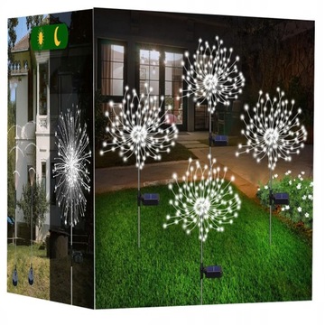 2Szt LAMPA SOLARNA OGRODOWA MEDUZA LAMPKA