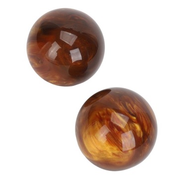 2 шт. Мяч для фитнеса Baoding 2 дюйма кораллового цвета для увеличения силы рук CH