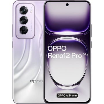 Oppo Reno 12 Pro 5G 12/512GB NFC Amoled Nebula Silver + szkło