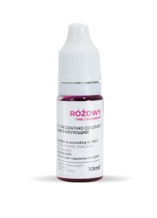 Barwnik Farba do mydeł bazy mydlanej 10ml-RÓŻOWY