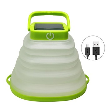 Lampa słoneczna LED składana latarka 3 tryby kabe