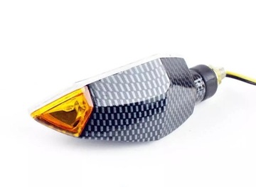 КОМПЛЕКТ ПОВОРОТНИКОВ. LED-CARBON M10, гомол. Е11