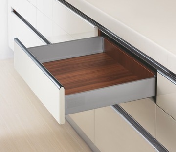 SYSTEM BOX Szuflada niska TB10-300 szary PUSH-OPEN AMIX + mocowanie