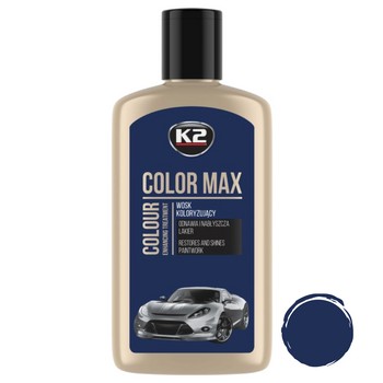K2 COLOR MAX 250 ML GRANAT | wosk koloryzujący | usuwa rysy | uniwersalny