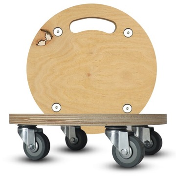 WÓZEK TRANSPORTOWY PLATFORMA do MEBLI 400kg okrąg