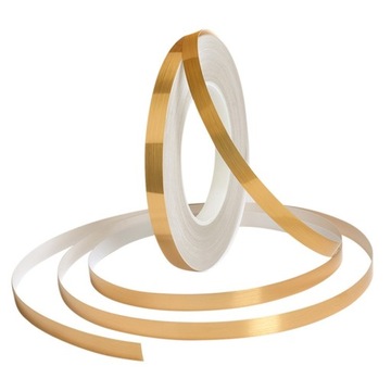 Декоративная самоклеящаяся золотая лента 1см х 20м Декор