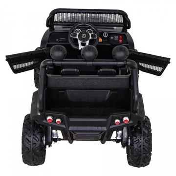 Mercedes Benz Unimog dla dzieci Lakier Moro + Napęd 4x4 + Pilot + Bagażnik