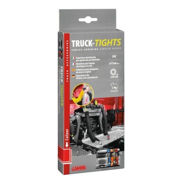 ПОКРЫТИЕ СПИРАЛЬНЫХ КАБЕЛЕЙ TIR ПРИЦЕП КРАСНЫЙ