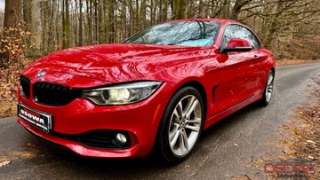 BMW Seria 4 F32-33-36 Cabrio 440i 326KM 2017 BMW Seria 4 440i Kabriolet head up 40 tys km jedyna w takim kolorze zamia, zdjęcie 14